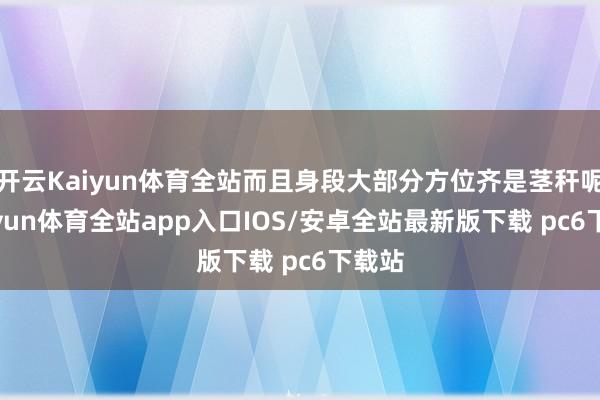 开云Kaiyun体育全站而且身段大部分方位齐是茎秆呢-kaiyun体育全站app入口IOS/安卓全站最新版下载 pc6下载站