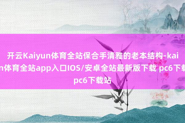 开云Kaiyun体育全站保合手清雅的老本结构-kaiyun体育全站app入口IOS/安卓全站最新版下载 pc6下载站