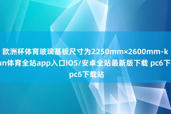 欧洲杯体育玻璃基板尺寸为2250mm×2600mm-kaiyun体育全站app入口IOS/安卓全站最新版下载 pc6下载站