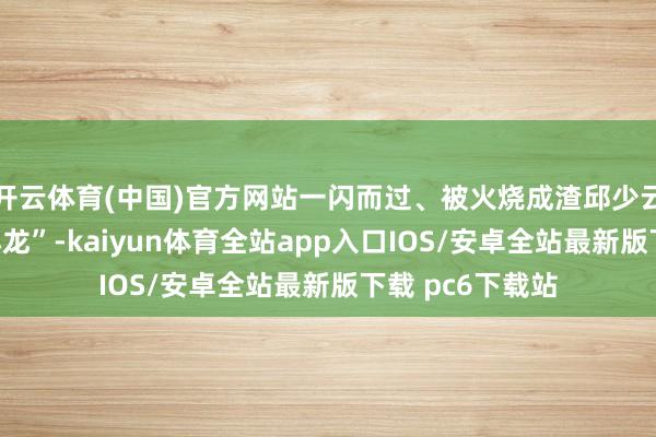 开云体育(中国)官方网站一闪而过、被火烧成渣邱少云的上演者“释小龙”-kaiyun体育全站app入口IOS/安卓全站最新版下载 pc6下载站